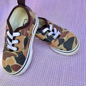 Vans for Toddler Camo print